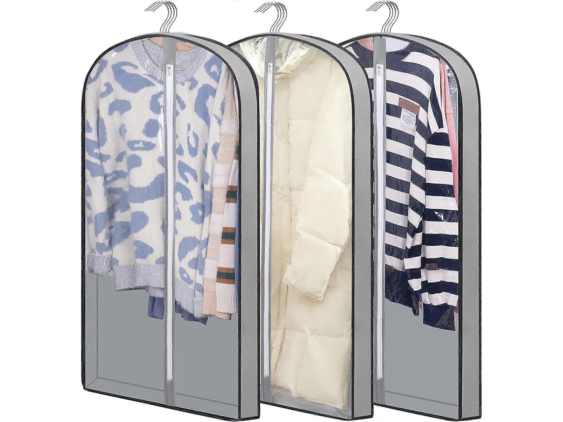 Capas Protetoras Para Ternos, 100cm, Para Pendurar Roupas, Sacos De Armazenamento De Roupas À Prova De Umidade, Casacos