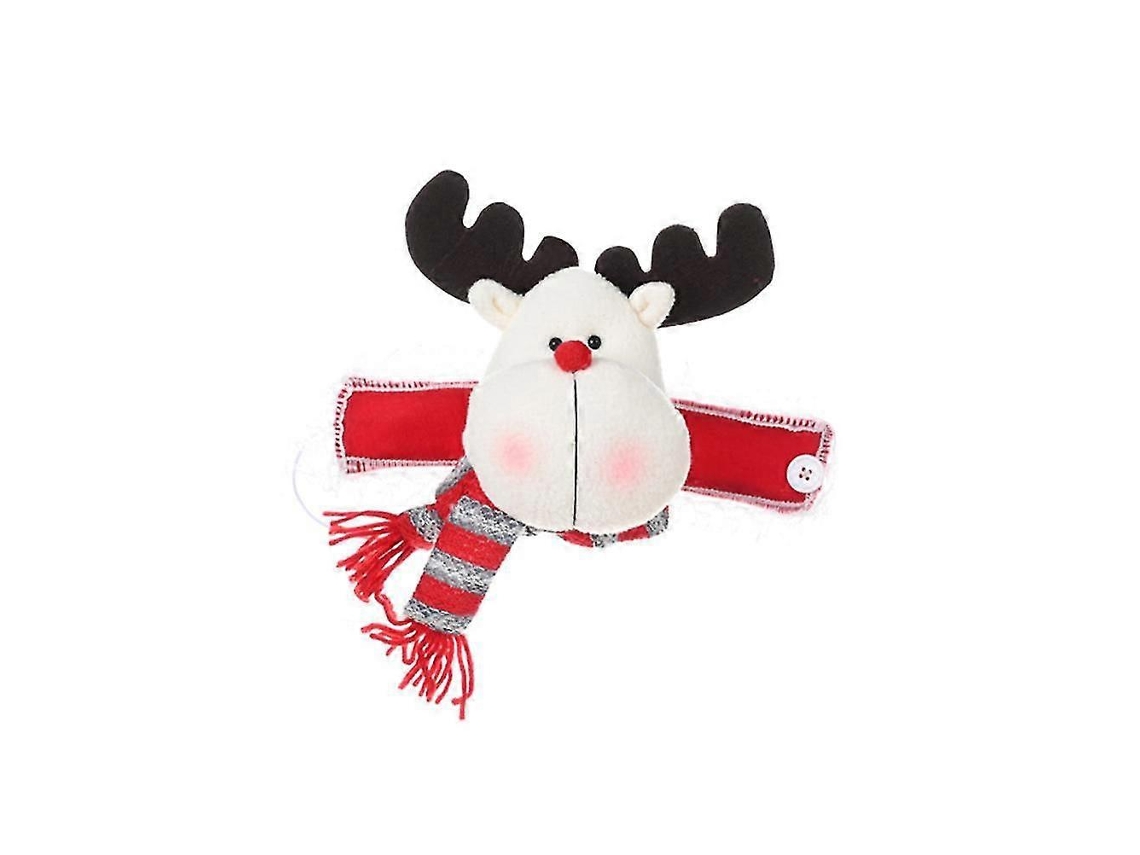 Fivelas Criativas Para Cortinas De Natal, Reutilizáveis, Em Tecido Alta Qualidade, Com Estampas Papai Noel, Boneco Neve E Alce. Fá Aquaforge