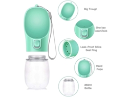 Garrafa Portátil Com Dispensador De Água, Capacidade 350 Ml, Para Viagens E Atividades Ao Ar Livre