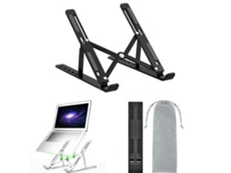 Lurelia Suporte Para Portátil 1 Unidade, Ajustável, Ergonómico, Com Ventilação, Em Liga De Alumínio, Para 10 A 15,6 Polegadas