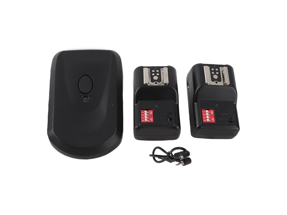 Trigger Flash Sem Fio E Sincronismo Por Cabo, Conjunto Completo De Transmissor Para Flash