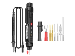 CONJUNTO DE 2 CANETAS DE TESTE ELÉTRICO YURU, medição de tensão, corrente, resistência, linha viva, LCD