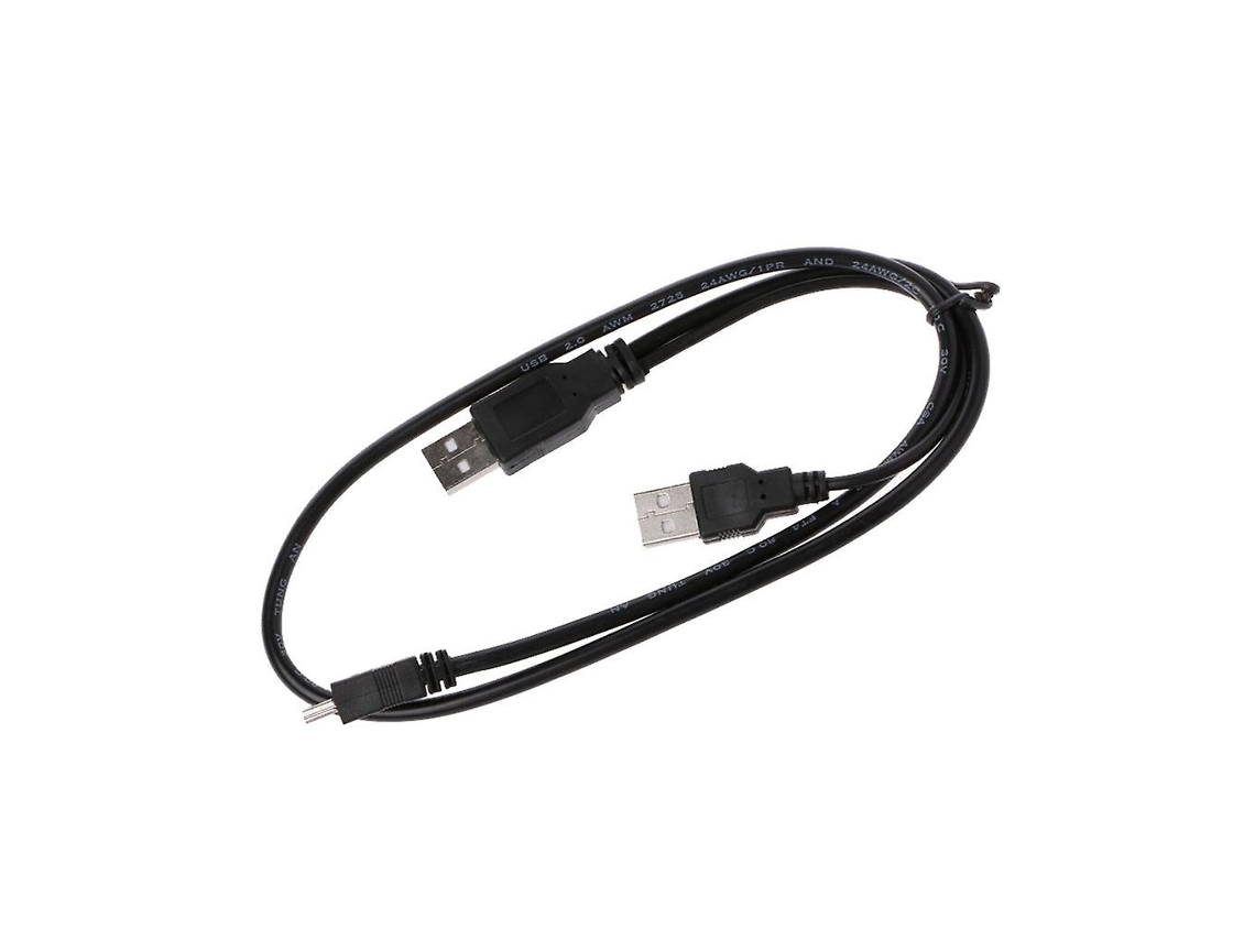 Tipo Um Homem Do Usb 2,0 Ao Mini Cabo De Dados De Alimentação Masculino Do Divisor Do Usb Y Para Hdd Móvel