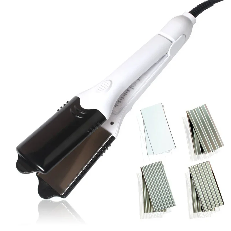 (branco) Prancha De Cabelo Profissional 4 Em 1