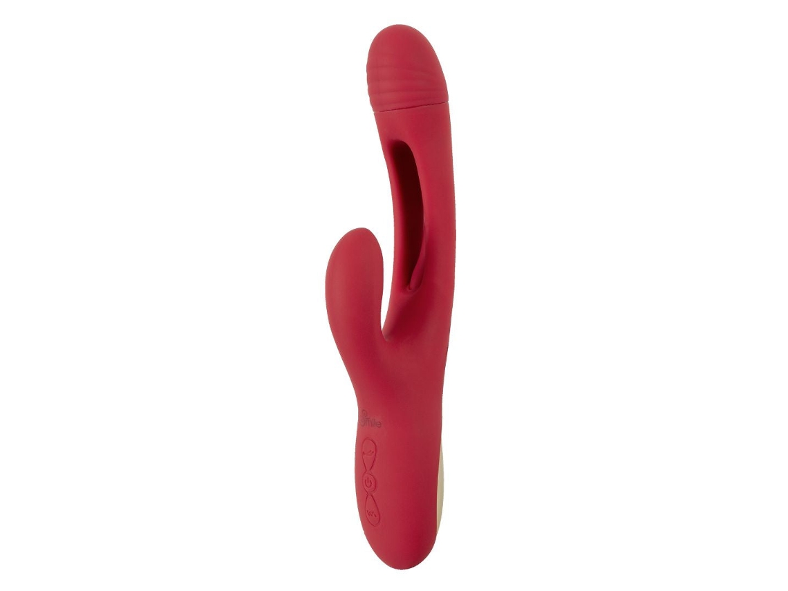 Vibrador 'Vibrador Rabbit com Estimulação do Ponto G' SWEET SMILE Vermelho