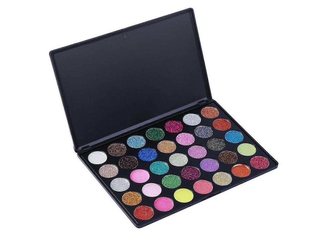 Paleta de Sombra de Olhos Mate 35 Cores Pigmentada Longa Duração Frcolor