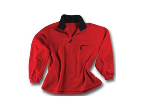 Polar Media Cremallera Ganeko Rojo