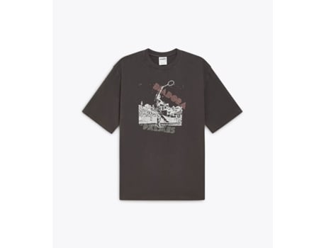Camiseta De Homem Altro Ss Lecagy Oyster Poliéster Marrom (m)
