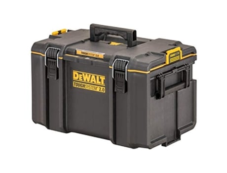 DEWALT DWST1-75522 TOUGHSYSTEM - Organizador de 553 x 350 x 116 mm - Robusto - Tapa transparente - 4 grandes y 8 pequeños compartimentos extraíbles - Carga máxima 20 kg