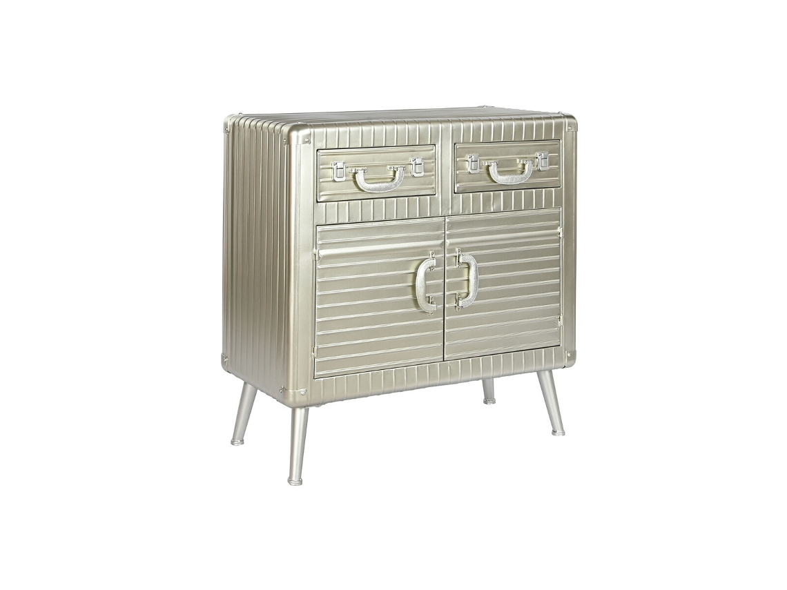 Aparador HOME ESPRIT Prateado 80x39x82 cm
