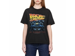 Rockinstone Back To The Future Movie G Side Black Adult T-shirt Size:l