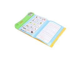 Primerox livro de Som Árabe Interativo Educativo para Crianças Brincadeira Presente Verde 3+ Anos