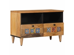 Vidaxl Gabinete Para Tv Natural 70 X 33 X 46 Cm