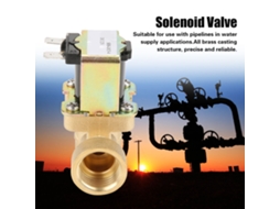 Válvula De Solenoide Laxiscreed Dc 12v Normalmente Fechada De Injeção Pilotada