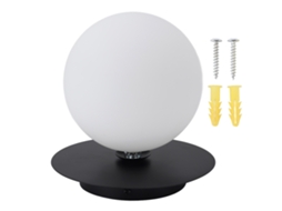 Lâmpada de Teto em Globo de vidro branco 18cm base G9 para corredor entrada | S/MARCA