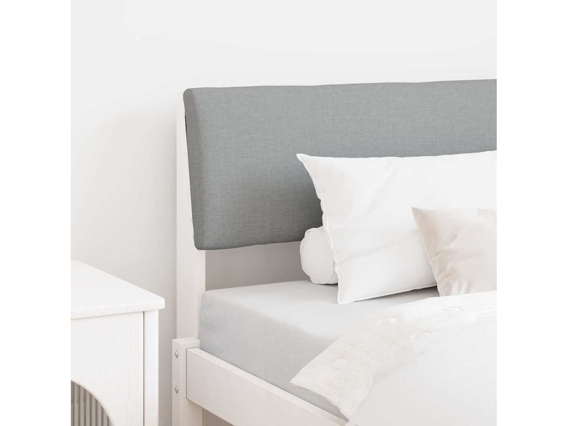 Vidaxl Cabeceira Estofada Cinzento-claro 100 Cm