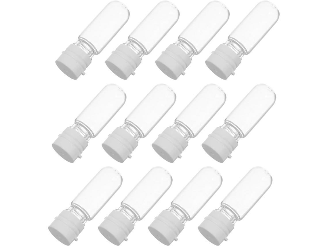 Nuobesty Pacote Com 20 Frascos De Loção Para Viagem, 2ml, Transparentes Com Tampas Herméticas À Prova De Vazamentos