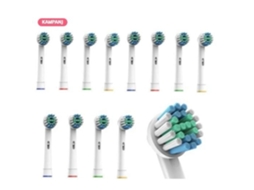 MEOIRUERY Cabeças De Escova De Dentes De Substituição Para Oral B Elétrica, Compatível Com Oral B Braun Precision Angled Bristles Soft Bristles Substituição Cab