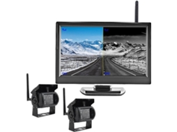 Monitor Digital Sem Fio de 5 Polegadas com Tela Dividida para Caravanas e Caminhões. SFUSHOS