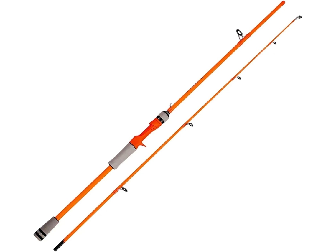 1,8 M Vara Pesca Fibra Água Doce, uso versátil para diversas técnicas | S/MARCA