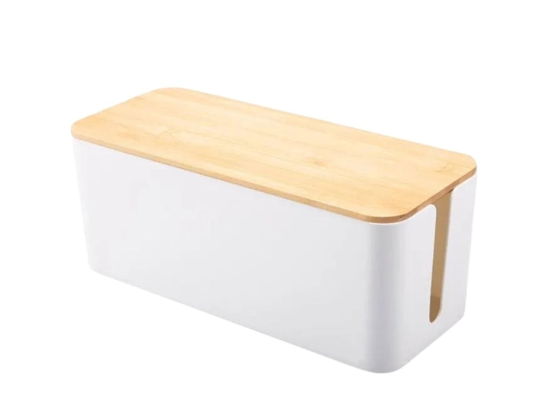 Box For Storing Documents, Cables And Sockets, 320 X 135 X 130 Mm, White