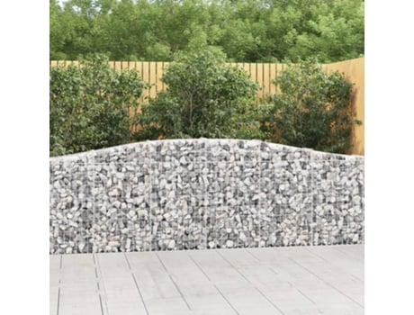 Cestos Gabião Arqueados 10pcs 400x30x80/100cm Ferro Galvanizado Haochrymec