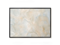 Quadro de parede magnético com estampa de mármore delicado para escritório (70x50 cm)