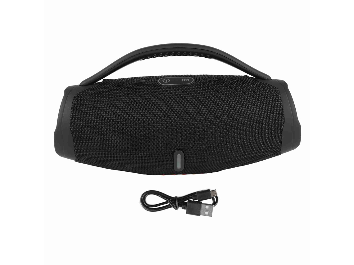 Caixa de Som Bluetooth com Subwoofer, Luz Rgb, Portátil EOOCOO