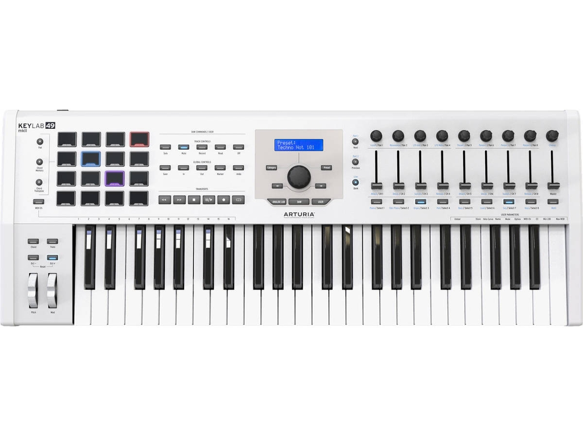 Teclado ARTURIA Keylab MKII 49 (Branco)