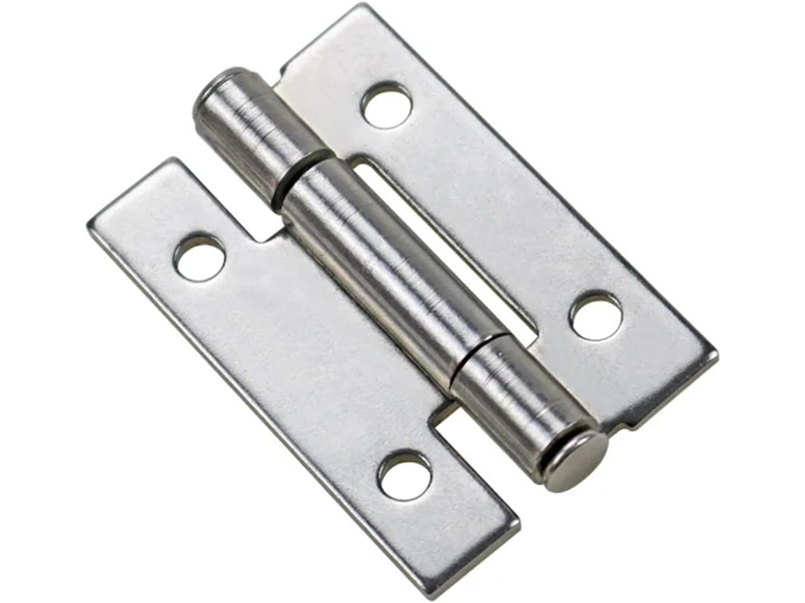 Dobradiça Industrial 51x34, 5mm, Reforçada, Para Armários De Equipamentos Industriais, Em Aço Inoxidável 304 1 Unidade
