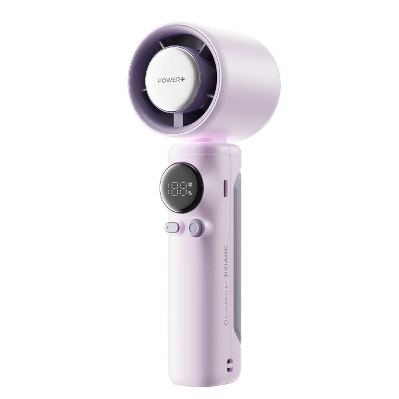 (026 Roxo) Ventilador De Pescoço Flexível E Dobrável, Com Três Velocidades Ajustáveis E Interface Usb.