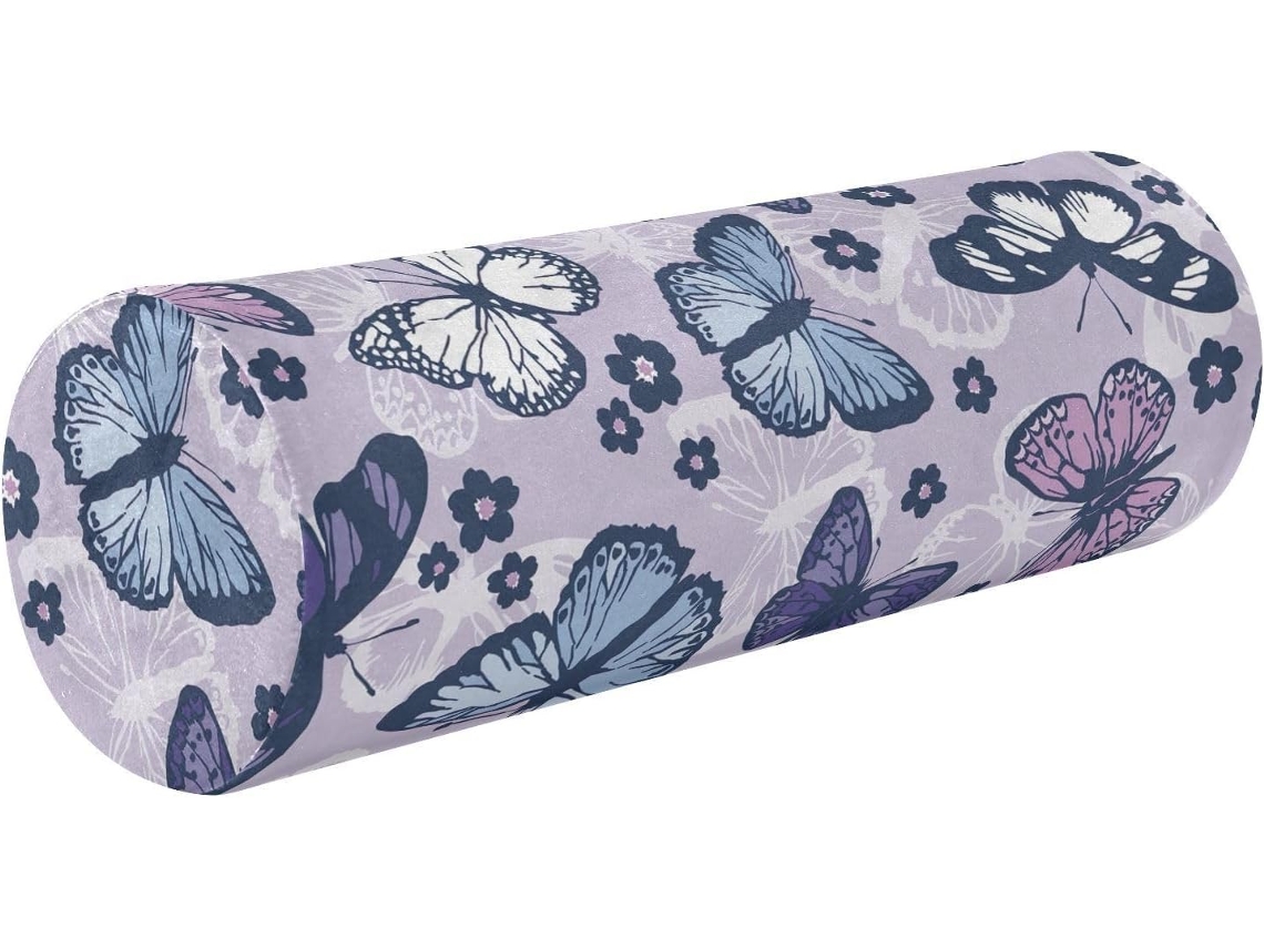 Rolo, Cilíndrica Redonda Infantil, Suporte Longo Ergonômico Ideal para Viagens, Casa e Escritório