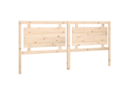 Cabeceira de Cama em Madeira de Pinho Maciça MAISON EXCLUSIVE (205,5x4x100 cm)