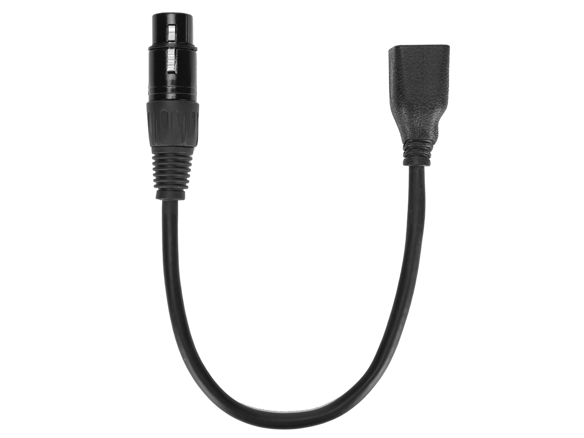 Cabo Mali de adaptador Jorindo JD6100 XLR fêmea 5 pinos para RJ45 fêmea, cobre sem oxigênio, 0.3m