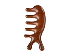 Pente de Massagem Relaxante de Cinco Dentes, Ferramenta de Massagem Corporal em Plástico MDUG (estilo 2)