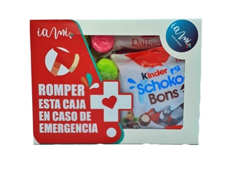 Caixa Presente Kinder, Doces E Ferrero Kit Emergência Com 50 Unidades Presente Original E Divertido Iami