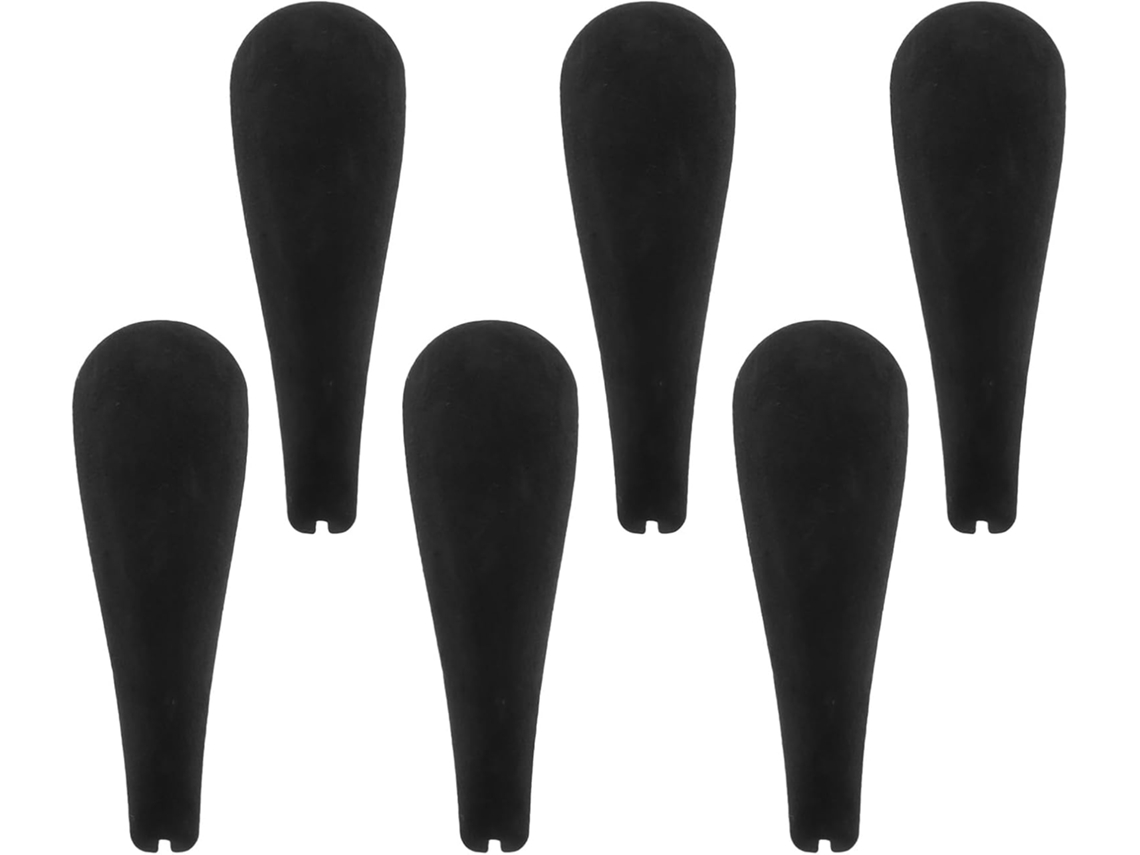 Conjunto de 6 Protetores Ombro Veludo Preto GOKOCO