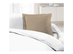 Conjunto De 2 Almofadas Loved Home, 100% Algodão, 63x63 Cm - Bege