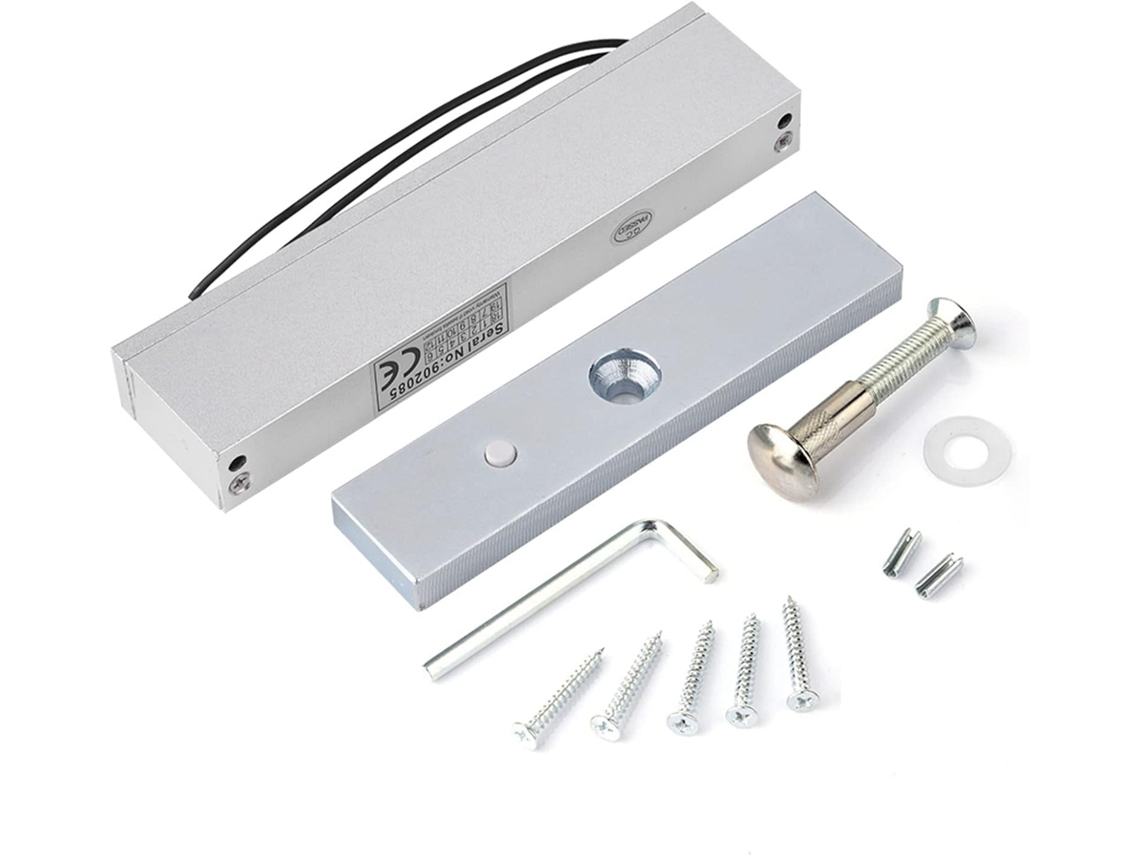 Fechadura Elétrica, Capacidade de Retenção de 180 Kg, Fechadura Magnética para Portas. SFUSHOS