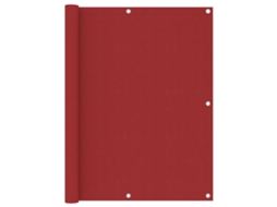 Vidaxl Tela De Varanda 120x400 Cm Tecido Oxford Vermelho