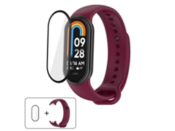 Pulseira De Silicone De Cor Sólida Com Película Curva 3d