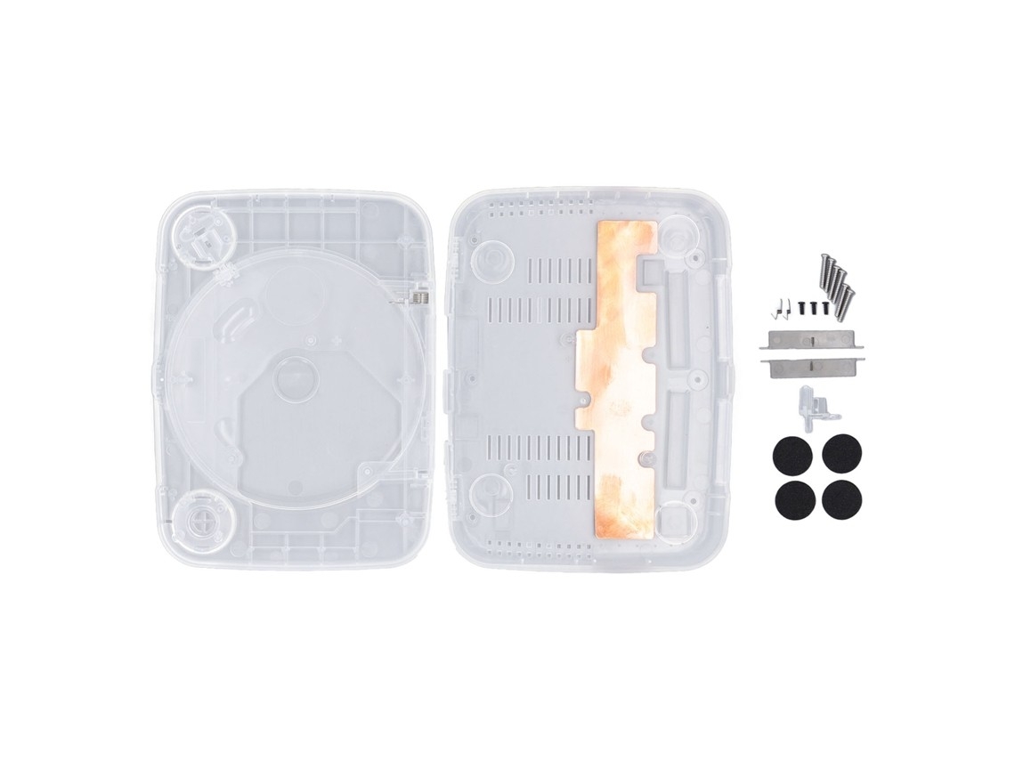 Transparent Replacement Cover For Ps1 Scph Retro Console - White