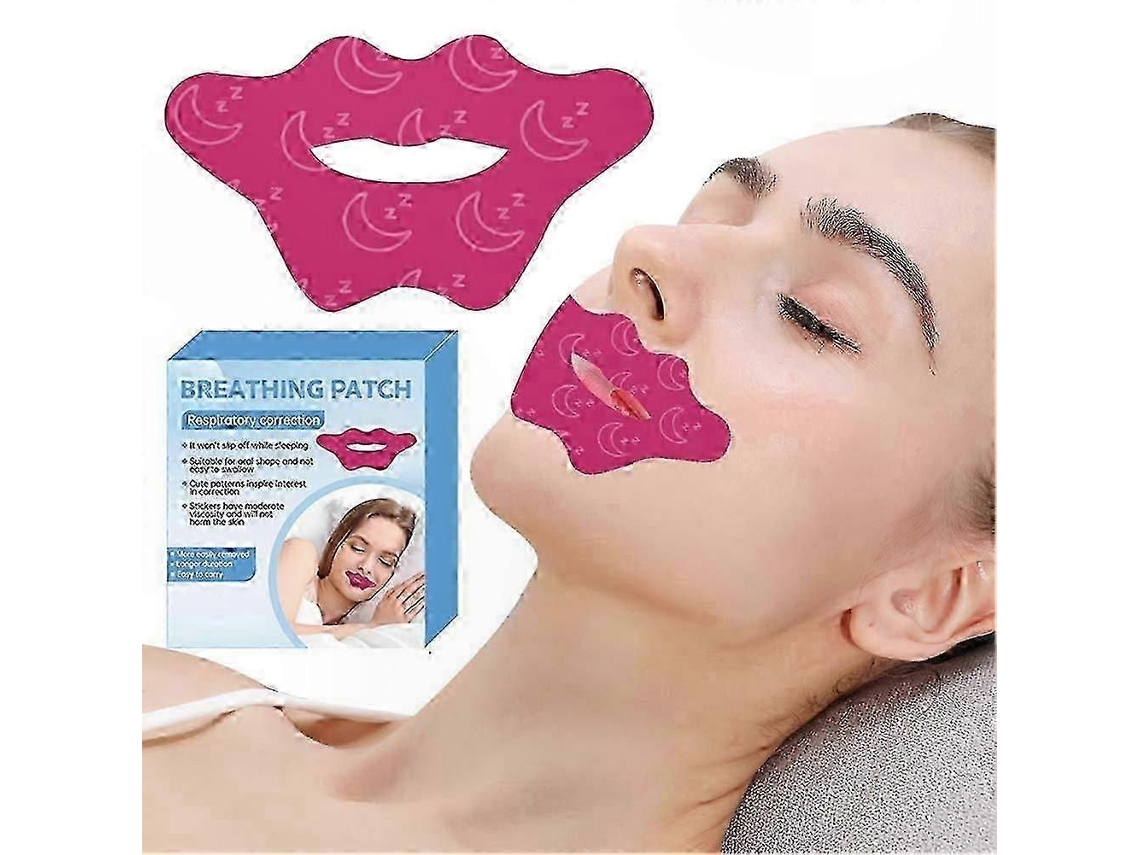 Fita Respiratória Antirronco, Sem Látex, para Auxiliar no Sono de Adultos e Crianças, Solução para Vedação Labial Que Melhora a Respiração. TAISHENGDA