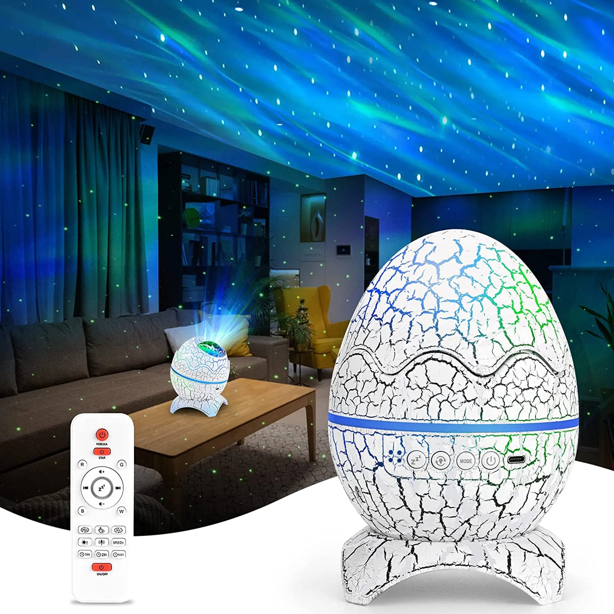 Projetor de Céu Estrelado Led com Controle Remoto STELASPLEN
