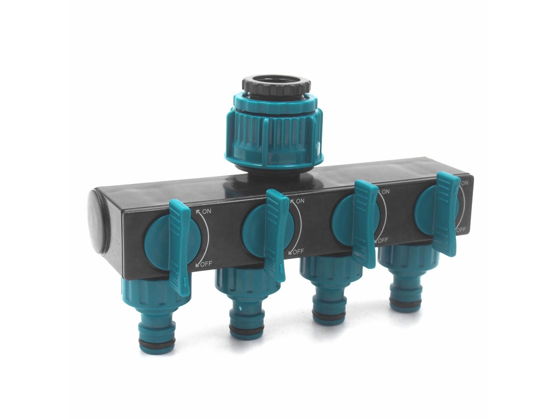 Adaptador Divisor Água 4 Vias LAXISCREED Jardinagem