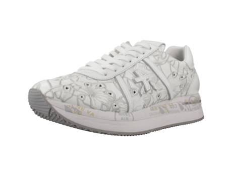 Sapatos De Mulher Premiata Conny Tecido Branco (39)