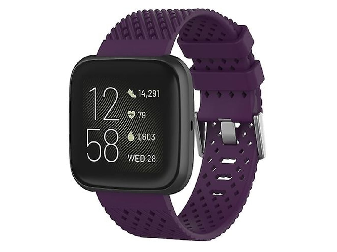 Lurelia Pulseira De Silicone Respirável 20 Mm, Compatível Com Fitbit Versa/ 2/ Lite