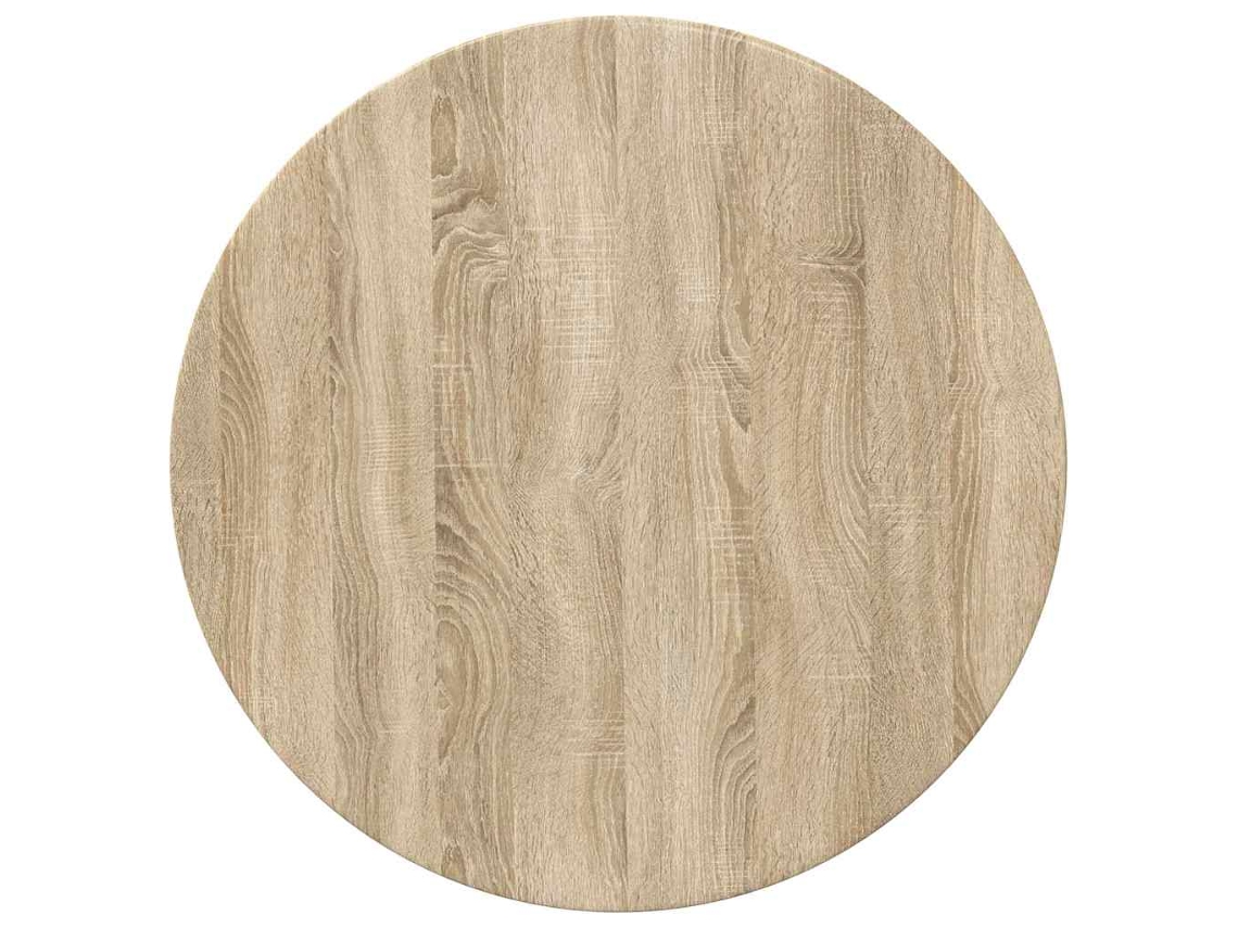 Conjunto 1 Tampo De Mesa Vidaxl Castanho Derivados De Madeira (ø 70 X 1,5 Cm)