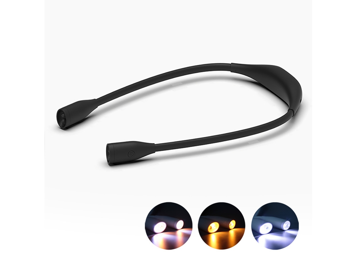 Luz de Leitura e Artesanato, Recarregável Usb, Preto ZYBLSSBB