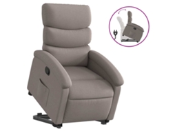 Stand Up Recliner Chair, Stand Up Recliner Chairs Vidaxl Cinzento-acastanhado Tecido